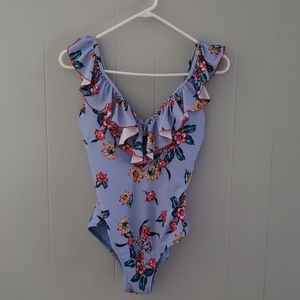 Jessica Simpson floral print one piece